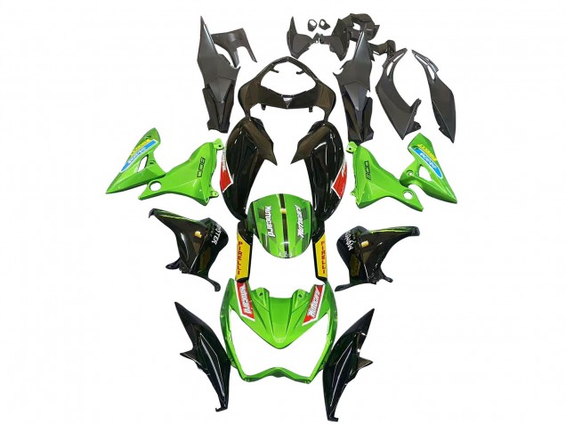 Online Verde Negro Brillante Rojo Amarillo Carenado Moto Kawasaki Z800 2013-2018