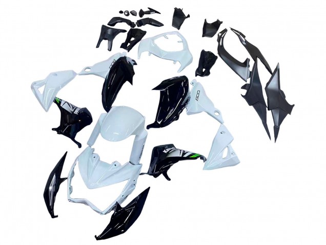 Online Blanco Negro Brillante Verde Carenado Moto Kawasaki Z800 2013-2018