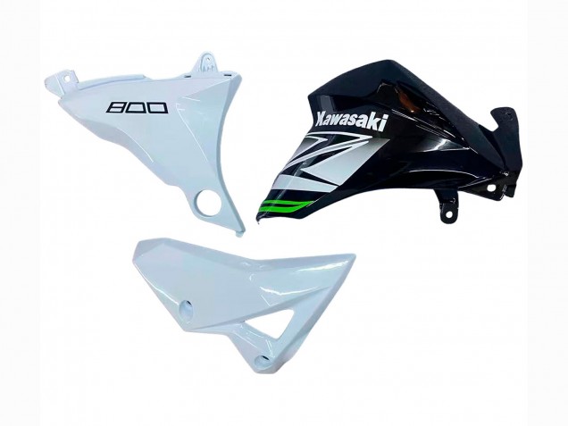 Online Blanco Negro Brillante Verde Carenado Moto Kawasaki Z800 2013-2018
