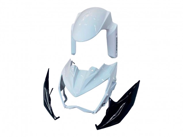Online Blanco Negro Brillante Verde Carenado Moto Kawasaki Z800 2013-2018
