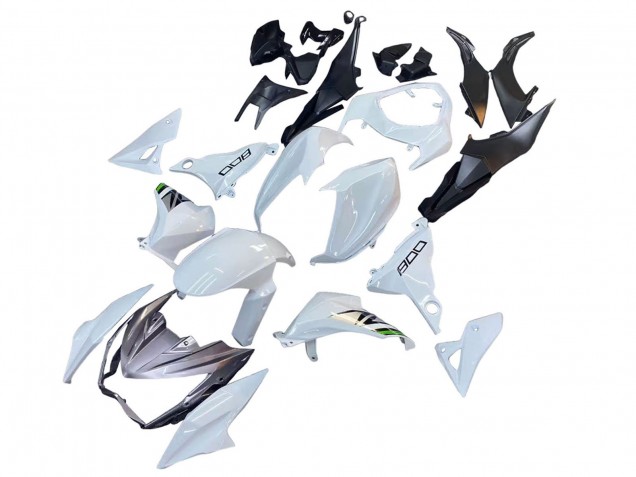 Online Blanco Verde Plata Negro Carenado Moto Kawasaki Z800 2013-2018