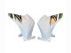 Online Blanco Verde Plata Negro Carenado Moto Kawasaki Z800 2013-2018