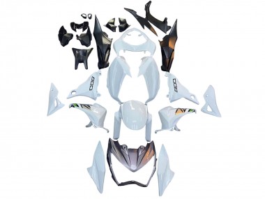 Online Blanco Verde Plata Negro Carenado Moto Kawasaki Z800 2013-2018