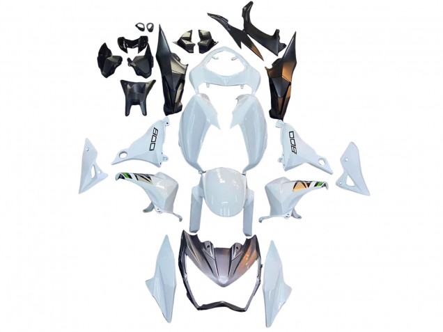 Online Blanco Verde Plata Negro Carenado Moto Kawasaki Z800 2013-2018