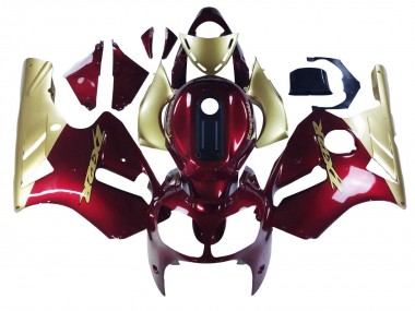 Online Rojo Oro Carenado Moto Kawasaki ZX12R 2000-2001