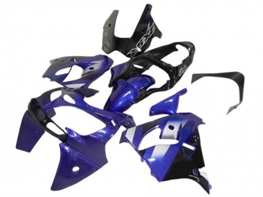 Online Azul Blanco Negro Carenado Moto Kawasaki ZX12R 2002-2006