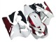 Online Blanco Rojo Negro Carenado Moto Kawasaki ZX12R 2002-2006