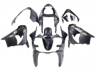 Online Negro Mate Oro Carenado Moto Kawasaki ZX9R 2000-2001