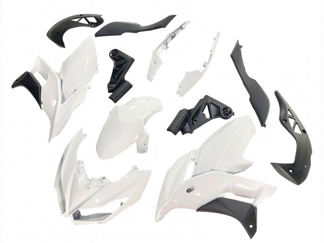 Online Blanco Negro Mate Carenado Moto Kawasaki Versys 650 2015-2021