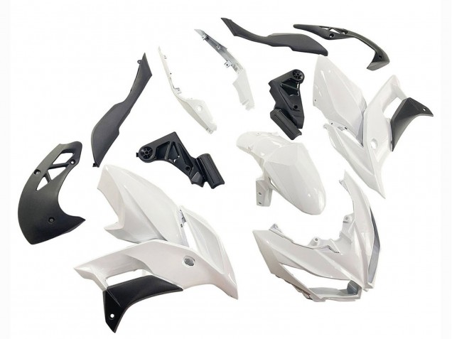Online Blanco Negro Mate Carenado Moto Kawasaki Versys 650 2015-2021