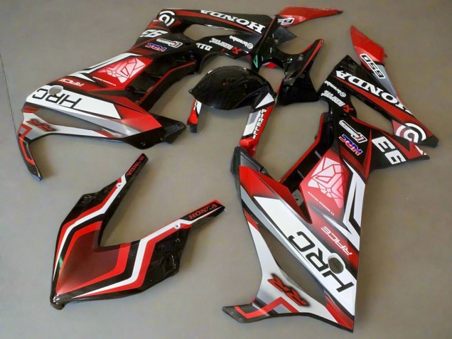 Online Carenados Moto Honda CBR650R 2019-2020 - Blanco Rojo Negro Brillante HRC