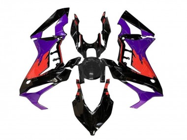 Online Carenados Moto Honda CBR650R 2019-2020 - Púrpura Rojo Negro Brillante