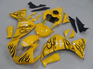 Online Amarillo Negro Llama Carenado Moto Yamaha YZF R1 2009-2011