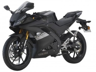 Online Negro Mate Plata Carenado Moto Yamaha YZF R15 2018-2024