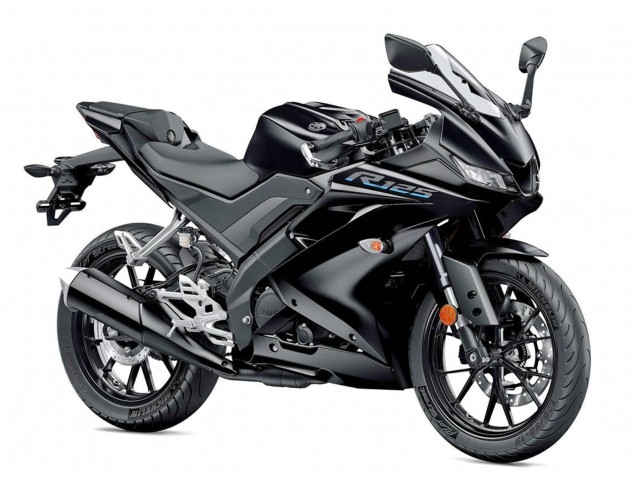 Online Negro Mate Carenado Moto Yamaha YZF R125 2019-2024