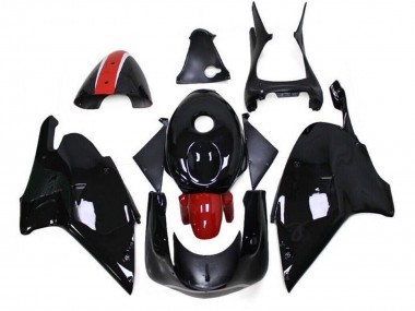 Online Negro Brillante Rojo Carenado Moto Aprilia RS250 1999-2004