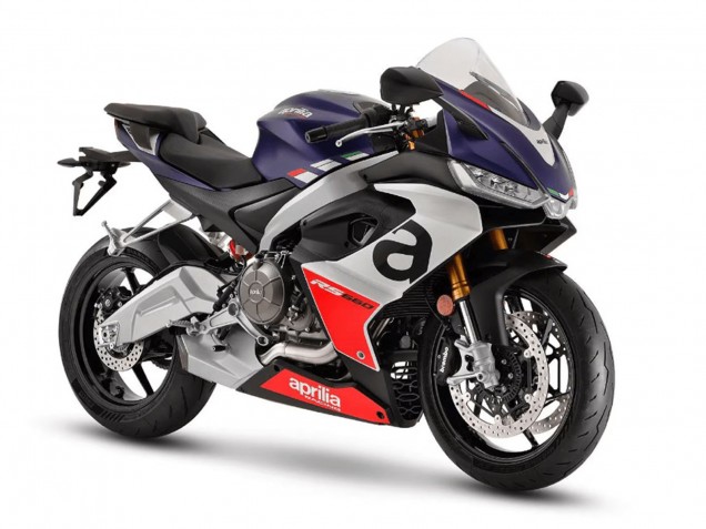 Online Azul Mate Blanco Rojo Carenado Moto Aprilia RS660 2020-2024