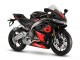 Online Negro Mate Rojo Carenado Moto Aprilia RS660 2020-2024