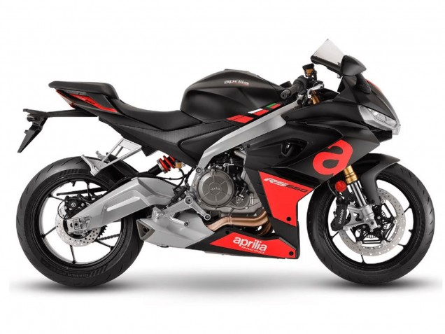 Online Negro Mate Rojo Carenado Moto Aprilia RS660 2020-2024