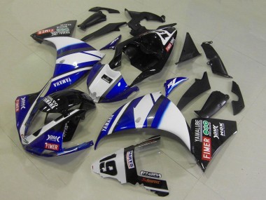 Online Blanco Azul Negro Fimer Yamalube Carenado Moto Yamaha YZF R1 2009-2011