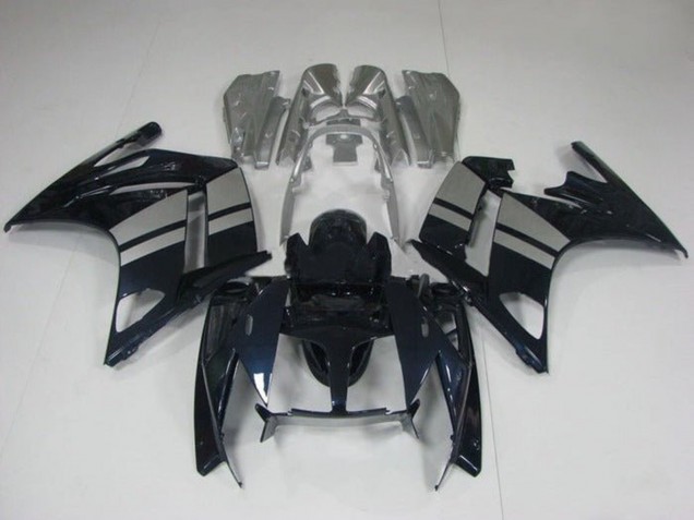 Online Negro Brillante Plata Carenado Moto Yamaha FJR1300 2013-2015