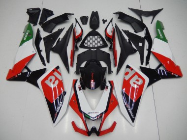 Online Rojo Blanco Negro Verde Gris Carenado Moto Aprilia RSV4 1000 2009-2015