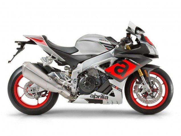 Online Carenados Moto Aprilia RSV4 1000 2016-2020 - Plata Rojo Negro