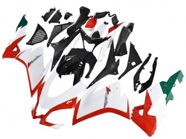 Online Carenados Moto Aprilia RSV4 1000 2016-2020 - Blanco Rojo Verde Negro