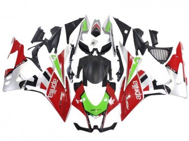 Online Carenados Moto Aprilia RSV4 1000 2016-2020 - Rojo Verde Plata Negro