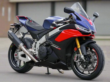 Online Azul Mate Rojo Brillante Negro Carenado Moto Aprilia RSV4 1100 2021-2024