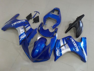 Online Azul Plata Blanco Carenado Moto Suzuki SV650 2003-2013