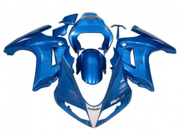 Online Azul Blanco Carenado Moto Suzuki SV650 2003-2013