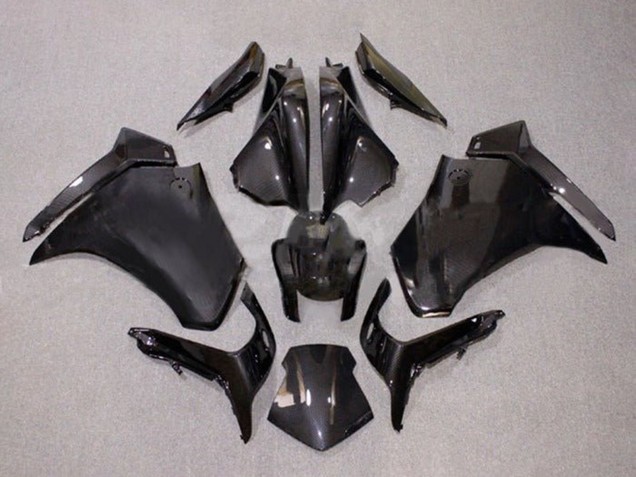 Online Negro FibraCarbono Carenado Moto Honda VFR 1200 2010-2014