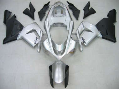Online Plata Brillante Negro Mate Carenado Moto Kawasaki ZX10R 2004-2005
