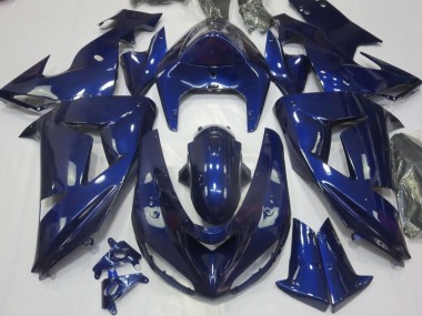 Online Azul Oscuro Carenados Moto Kawasaki ZX10R 2006-2007