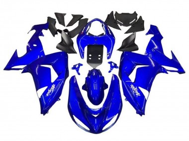 Online Azul Blanco Carenado Moto Kawasaki ZX10R 2006-2007