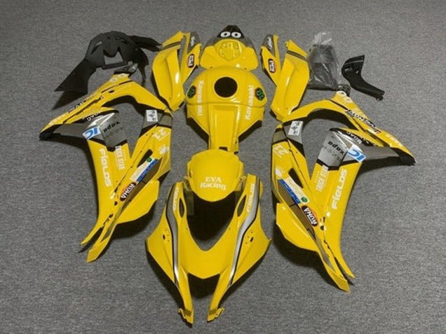 Online Amarillo Azul Blanco Trick Star EVA Racing Carenado Moto Kawasaki ZX10R 2016-2020