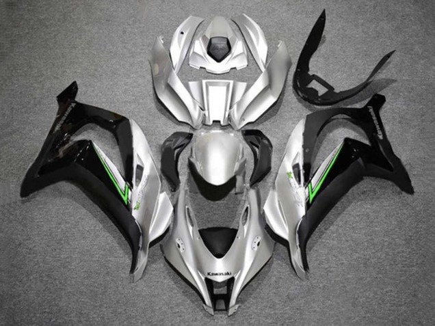 Online Plata Verde Negro Carenado Moto Kawasaki ZX10R 2016-2020