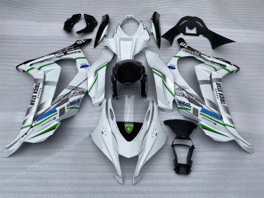 Online Blanco Plata Verde Azul Negro Trick Star Carenado Moto Kawasaki ZX10R 2016-2020