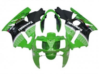 Online Verde Negro Blanco Elf Carenado Moto Kawasaki ZX12R 2000-2001