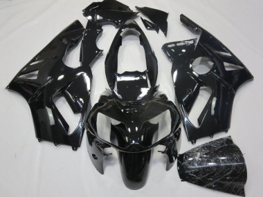 Online Negro Brillante Carenado Moto Kawasaki ZX12R 2000-2001