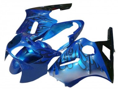 Online Azul Llama Negro Carenado Moto Kawasaki ZX12R 2002-2006