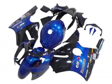 Online Azul Negro Brillante Elf Bridgestone Carenado Moto Kawasaki ZX12R 2002-2006