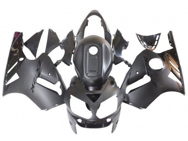 Online Negro Mate Negro Brillante Carenado Moto Kawasaki ZX12R 2002-2006
