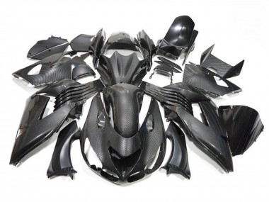 Online Falso FibraCarbono Carenado Moto Kawasaki ZX14R ZZR1400 2006-2011