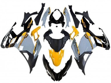 Online Nardo Gris Naranja Negro Carenado Moto Kawasaki Ninja 400 2018-2024