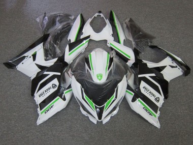 Online Blanco Verde Negro Trick Star Carenado Moto Kawasaki Ninja 400 2018-2024