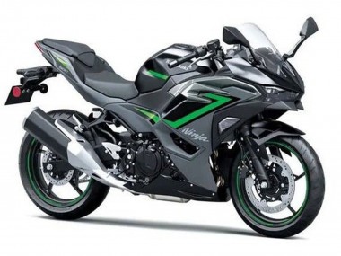 Online Negro Gris Verde Carenado Moto Kawasaki Ninja 500 EX500R 2024-2025