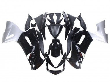 Online Negro Brillante Blanco Carenado Moto Kawasaki Ninja 650 EX650 2006-2008
