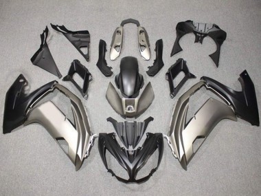Online Plata Negro Mate Carenado Moto Kawasaki Ninja 650 EX650 2012-2016
